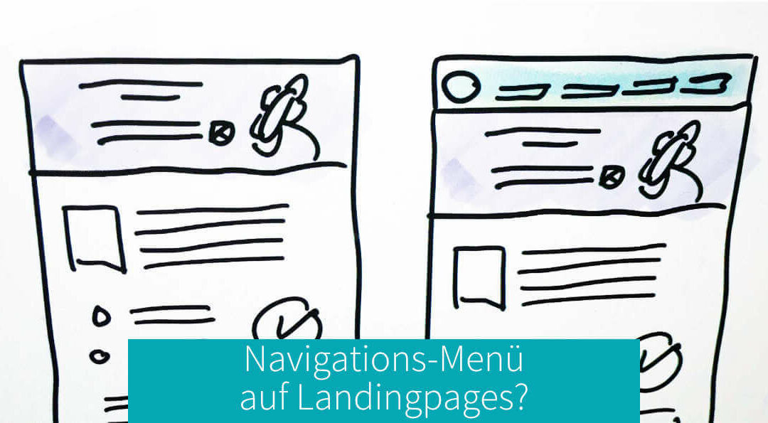 Das Hauptmenü auf Landingpages ausblenden?